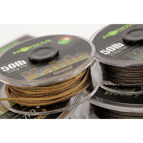 Korda Kable Leadcore Weed / Silt 25 m.