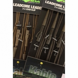 Korda Leadcore Hybrid Lead Clip Weed/Silt,3 per pack