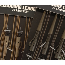 Korda Leadcore leader Hybrid Lead Clip Gravel, 3 pack