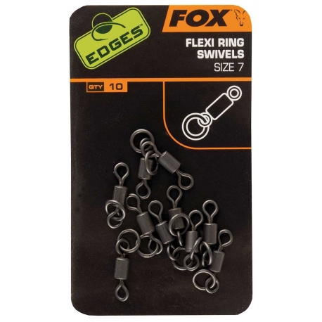 Fox Flexi Ring Swivels Size 7
