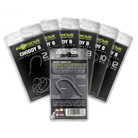 Korda Choddy Barbless Hooks