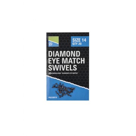 Preston Diamond Eye Match Swivels