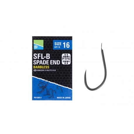Preston SFL-B Spade End Barbless