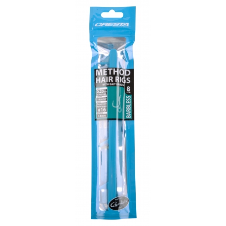 Cresta Method Hair Rigs + Band Barbless