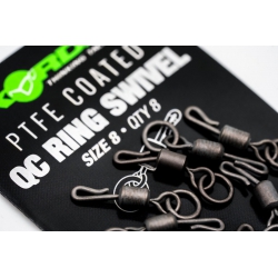Korda PTFE Qc Ring Swivel Size 8