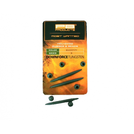 PB Heli & Chod Rubber & Beads Weed
