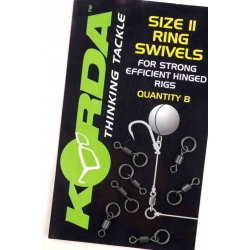 Korda Flexi Ring Swivels Maat 11