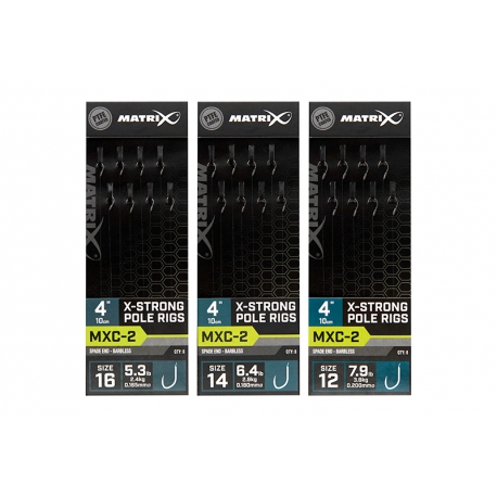 Matrix MXC-2 4" X Strong Pole Rigs Barbless
