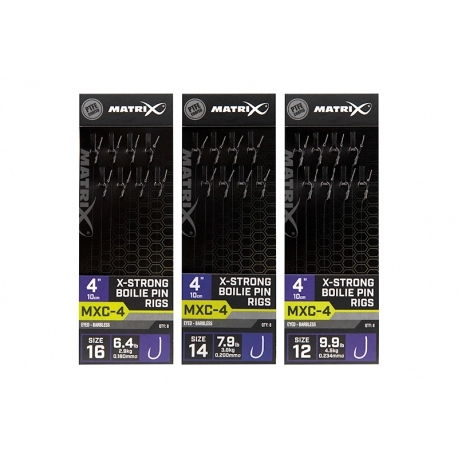 Matrix MXC-4 4" X-Strong Boilie Pin Rigs