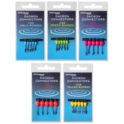Drennan Dacron Connectors Green en Yellow